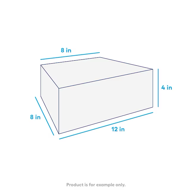 4-in H x 12-in L x 8-in D Tan Concrete Retaining Wall Block