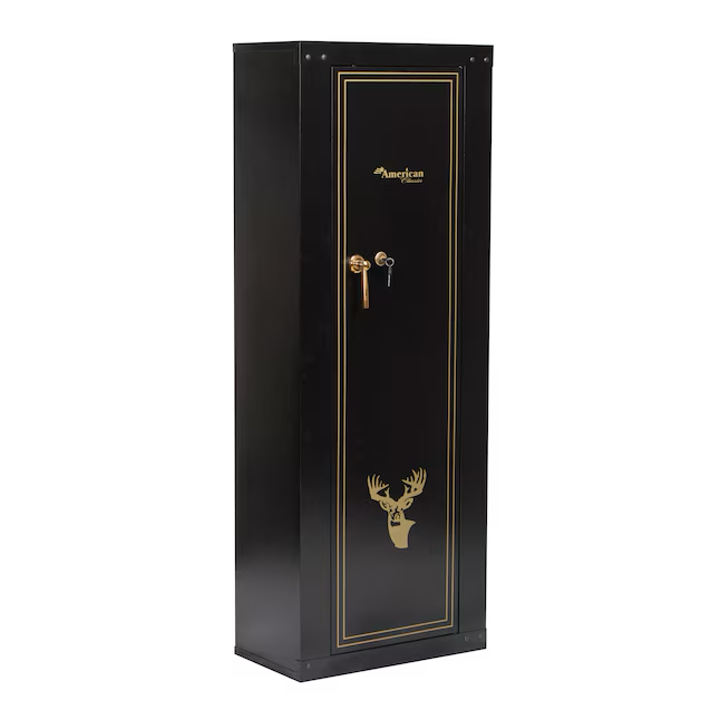 American Furniture Classics Gun security collection 10-Gun Keyed Gun Cabinet