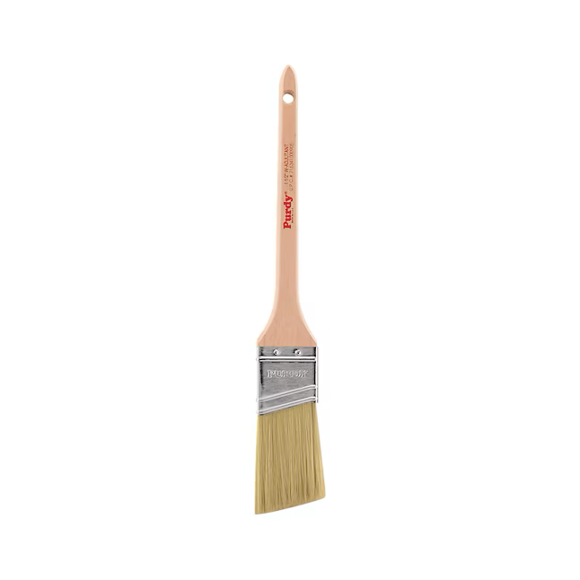 Purdy White Bristle 1-1/2-in Reusable Natural Bristle Angle Paint Brush (Trim Brush)