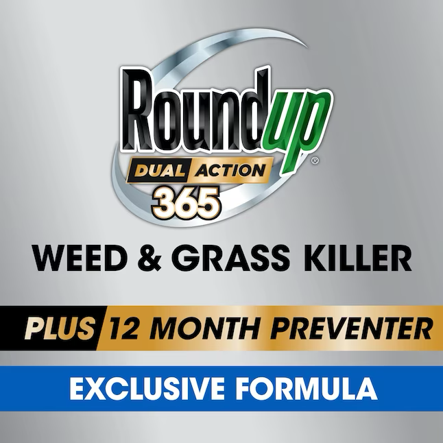 Roundup Dual Action 365 Plus 12-Monats-Preventer, gebrauchsfertiges Unkraut- und Grasvernichtungsmittel, 1 Gallone