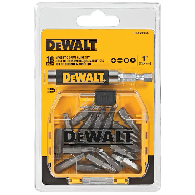 DEWALT 18-Pack Magnetic Screwdriving Bit Drive Guide Set