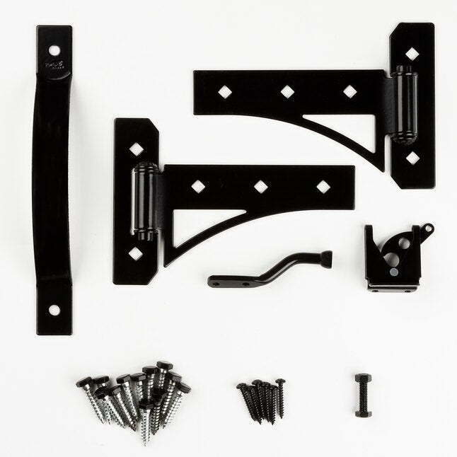 Kit de puerta negra de 10-1/2 pulgadas de National Hardware