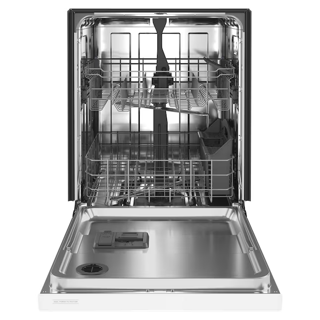 Maytag Front Control 24-in Built-In Dishwasher (White), 50-dBA