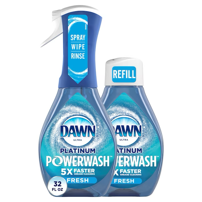 Dawn Ultra Platinum Powerwash Starter Kit 2er-Pack 16 oz Geschirrspülmittel mit frischem Duft