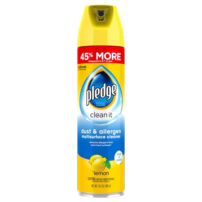 Pledge Dust and Allergen Flüssiger Allzweckreiniger mit Zitrone, 400 ml