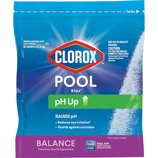 Clorox Pool&amp;Spa Equilibrador de piscina aumentador de pH de 4 libras