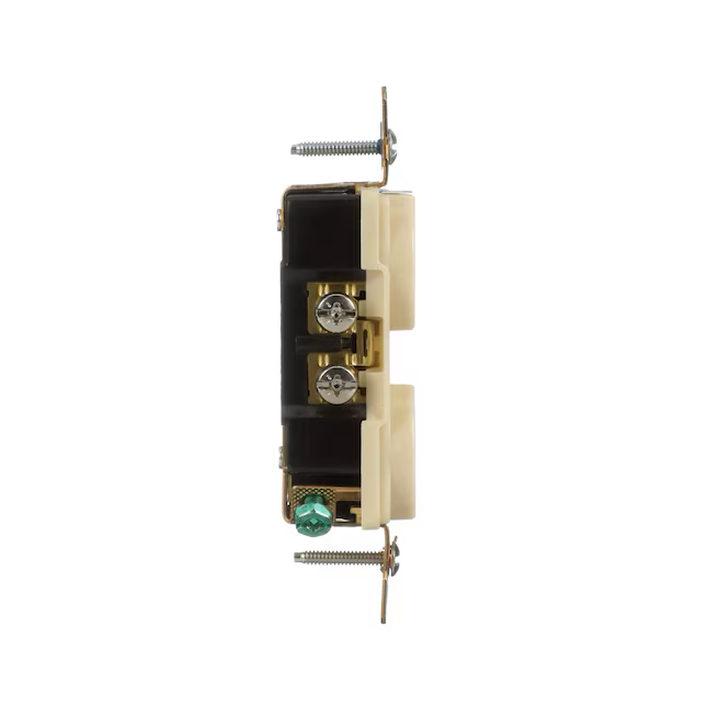 Eaton Arrow Hart 20-Amp 125-volt Industrial Duplex Outlet, Ivory