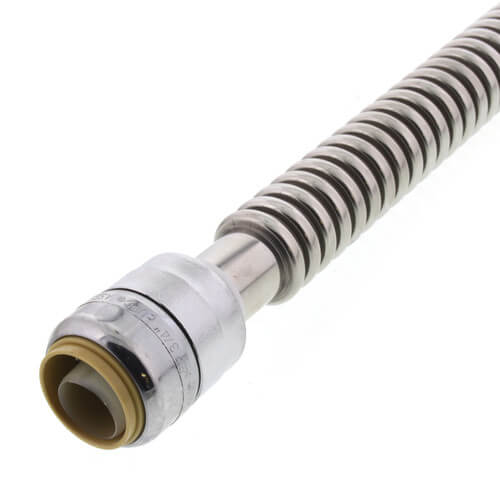 SharkBite Max 3/4 in. x 3/4 in. FIP Brass Push Corrugated Water Heater Connector (18 in. Length)