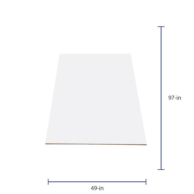 Tablero de melamina de aglomerado de 3/4 pulg. x 4 pies x 8 pies