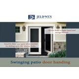 JELD-WEN 72-in x 80-in Low-e Primed Steel French Right-Hand Inswing Double Patio Door