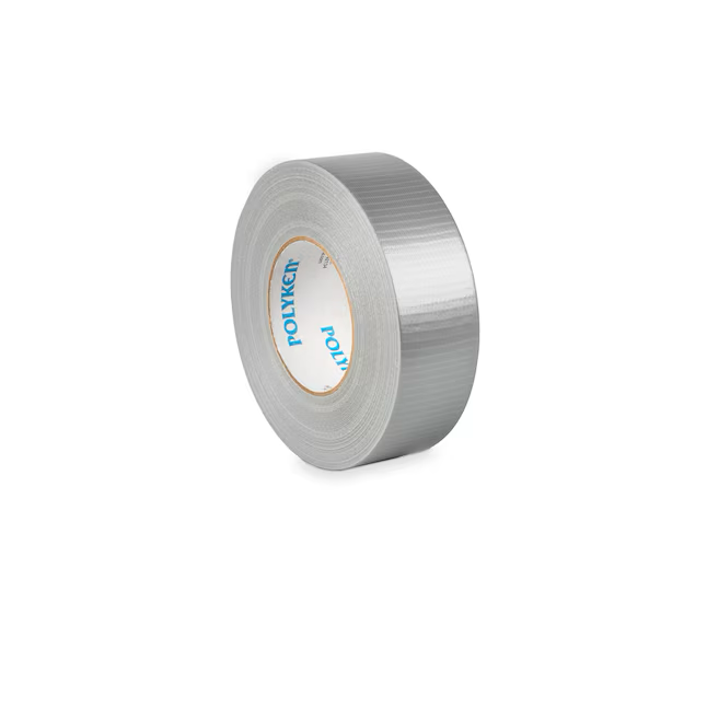 POLYKEN Allwetter-Klebeband, Grau/Silber, Klebeband, 4,8 cm x 55,4 m