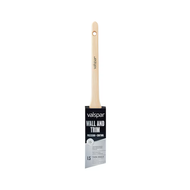 Valspar 1-1/2-in Reusable Nylon- Polyester Blend Angle Paint Brush (General Purpose Brush)