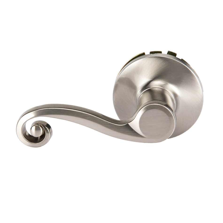 Satin Nickel Left-Handed Dummy Door Handle