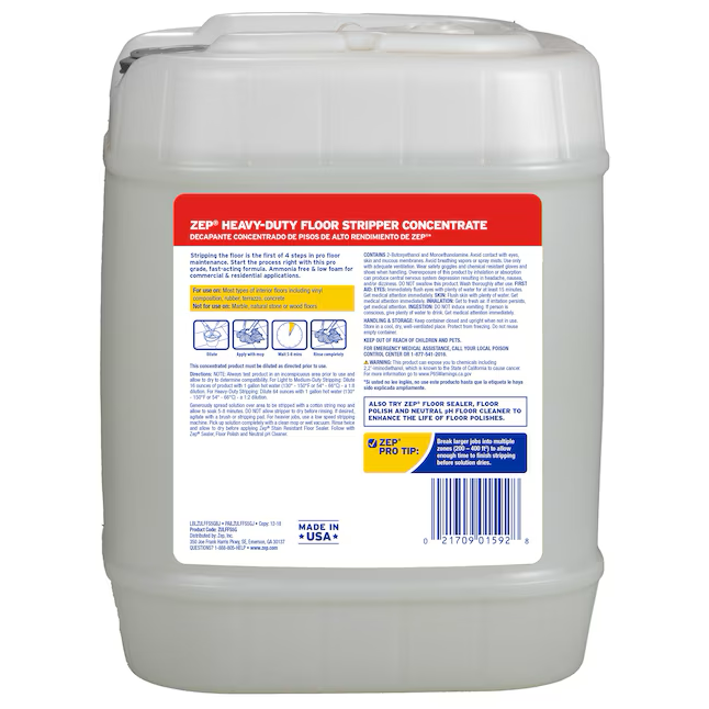 Zep Heavy-Duty Floor Stripper Concentrate 5-Gallon (s) Liquid Floor Cleaner