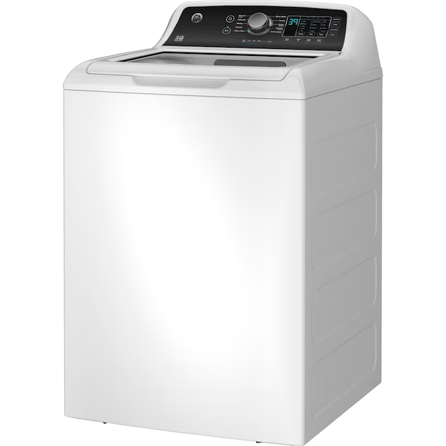 GE 4.5-cu ft High Efficiency Agitator Top-Load Washer (White)