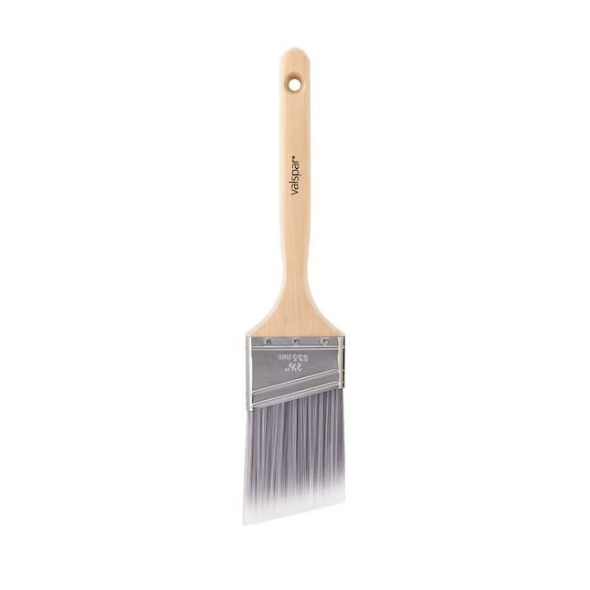 Valspar 2-1/2-in Reusable Nylon- Polyester Blend Angle Paint Brush (General Purpose Brush)