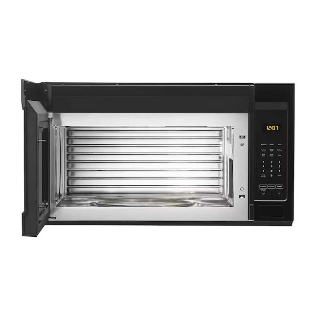 Maytag 1.7-cu ft 1000-Watt Over-the-Range Microwave (Black)