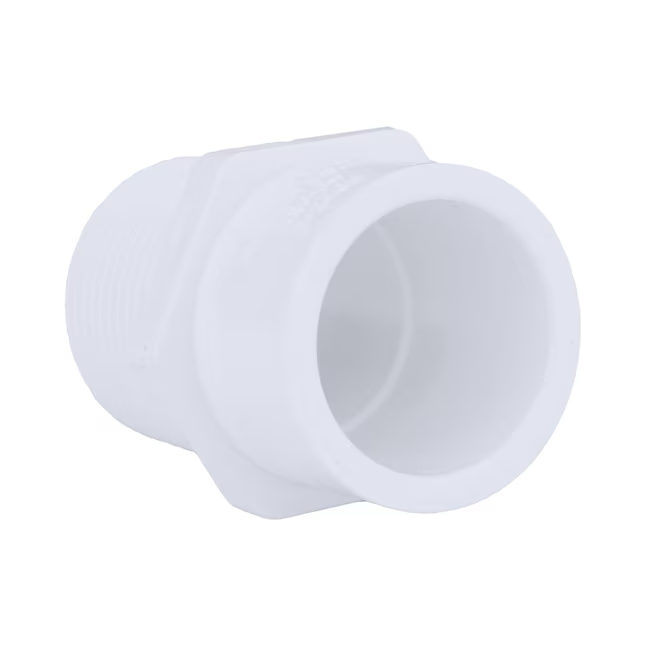 Charlotte Pipe Adaptador macho reductor de PVC Schedule 40 de 1 pulg. x 3/4 pulg.