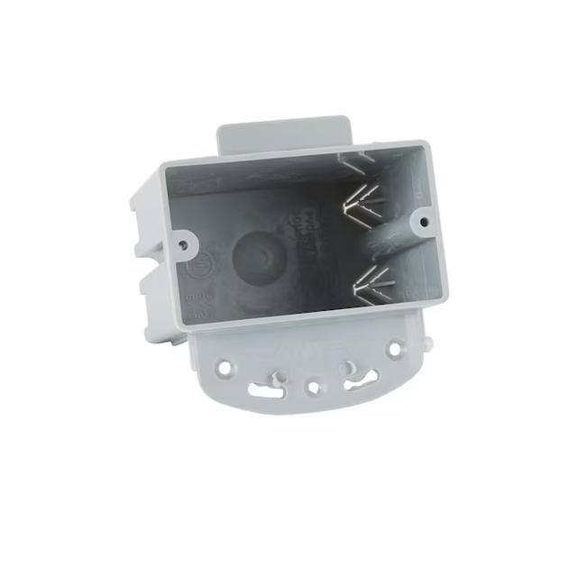 CANTEX 1-Gang PVC New Work Switch/Outlet Electrical Box