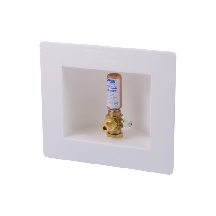 SharkBite Brass Push Ice Maker Outlet Box with Water Hammer Arrestor