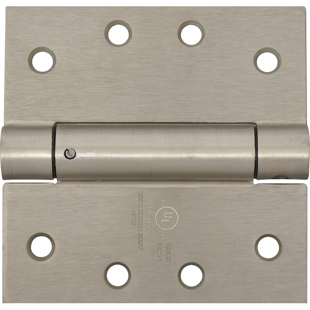 RELIABILT 4-in H x Square Satin Nickel Spring Interior Door Hinge