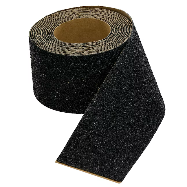 Hillman 2-in x 8-ft Black Tape Roll Anti-Slip Tape