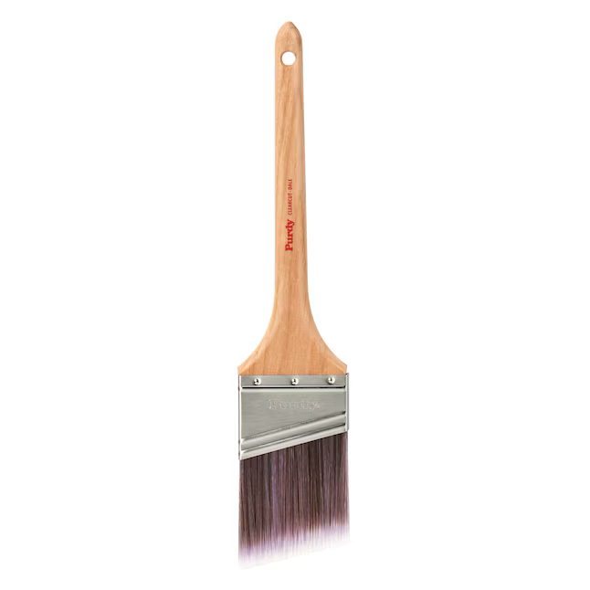 Purdy Clearcut 2-1/2-in Reusable Nylon- Polyester Blend Angle Paint Brush (General Purpose Brush)