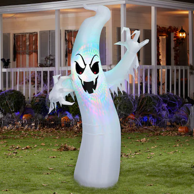 Fantasma inflable con luces LED de 8 pies de Haunted Living