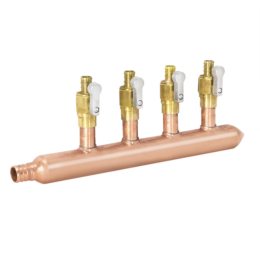 Sioux Chief Copper F1807 Closed End Manifold System (4-Port)