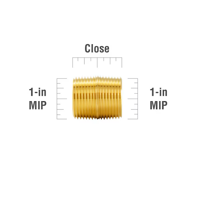 Proline Series 1-in x 1-in Threaded Male Adapter Nipple Fitting