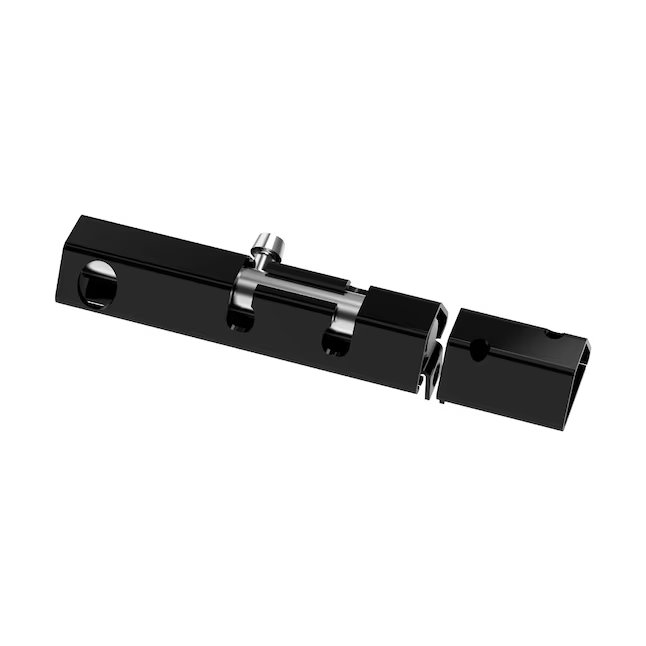 National Hardware N166-001 6-in Lockable Security Bolt in Black