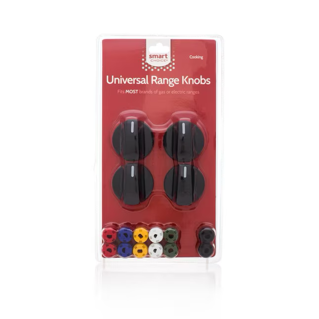 Smart Choice Universal Gas and Electric Range Knob Kit (Black)