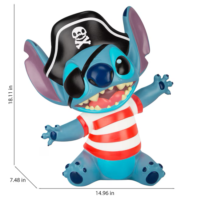 Disney 1.5-ft LED Lilo & Stitch Pirate Costume Blow Mold