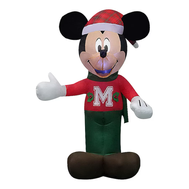 Disney 3.5-ft LED Mickey Mouse Christmas Inflatable