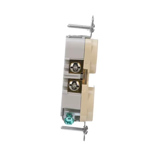 Eaton Arrow Hart 15-Amp 125-volt Tamper Resistant Residential/Commercial Duplex Outlet, Ivory