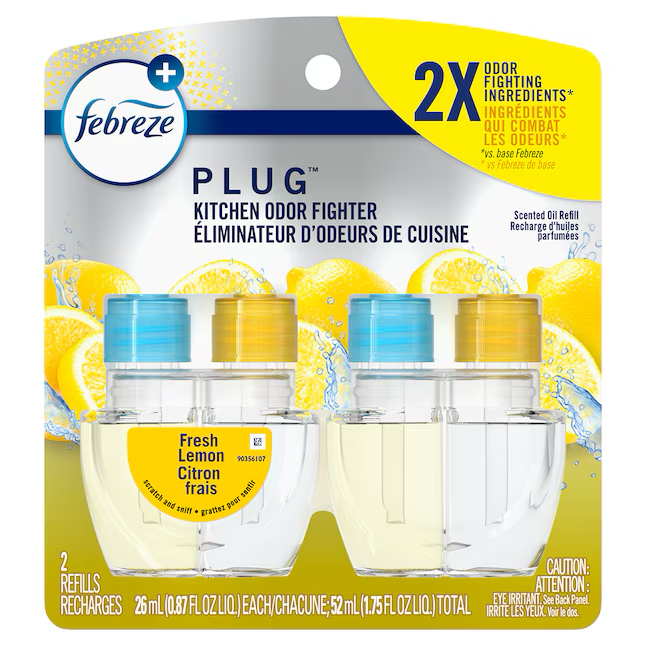 Febreze 1.75-fl oz Fresh Lemon Plug-in Air Freshener (2-Pack)