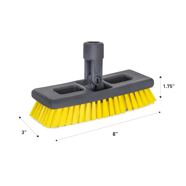 Project Source 7.7-in Poly Fiber Stiff Deck Brush