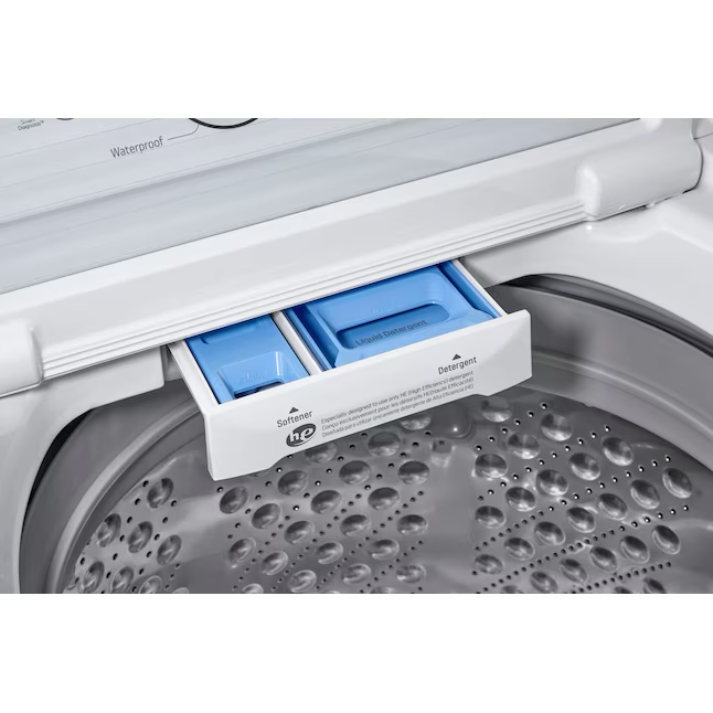 LG ColdWash 4.5-cu ft Impeller Top-Load Washer (White)