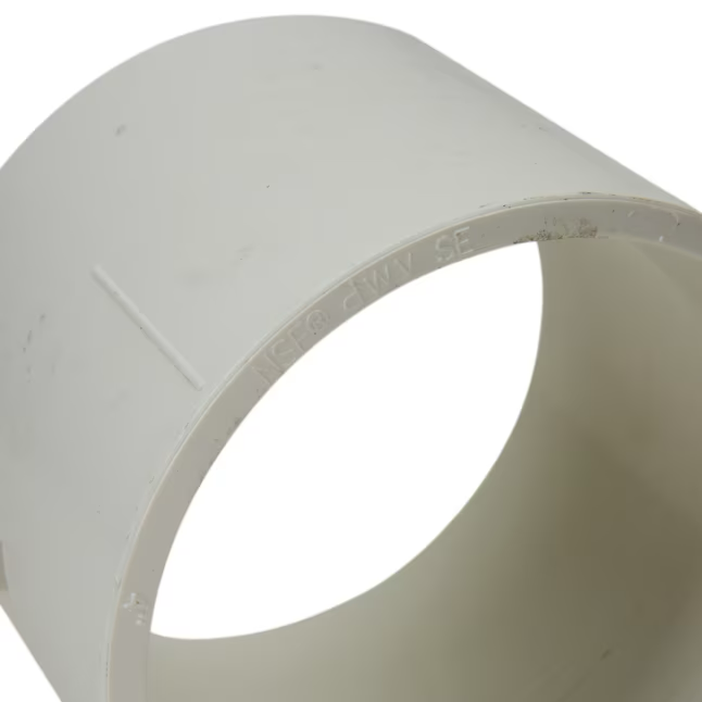 Charlotte Pipe 4-in x 4-in PVC DWV Repair Coupling for Non-Potable Water - Hub Connection