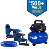 Kobalt 6-Gallon Portable Electric 150 PSI Pancake Air Compressor with Accessories