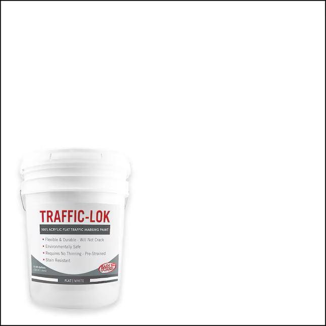 RainguardPro Traffic-Lok White/Flat Acrylic Striping Paint