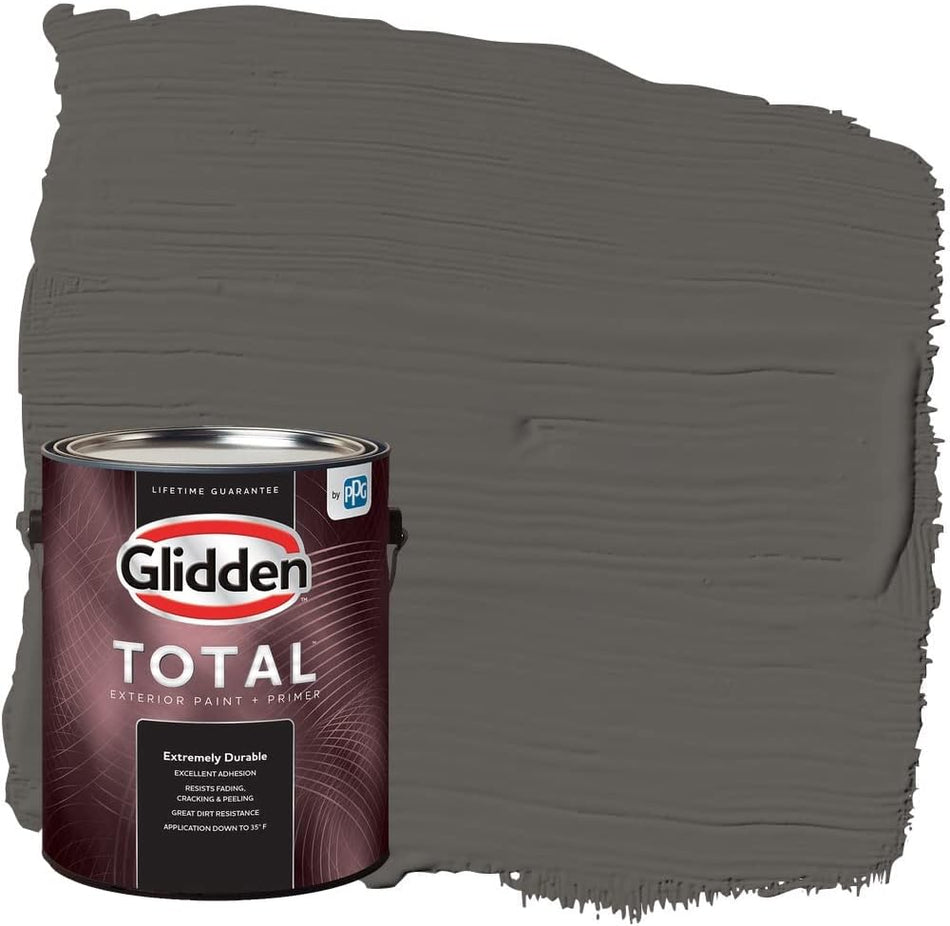 Glidden Total Exterior Paint &amp; Primer semibrillante, Stone's Throw 