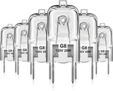 SABER SELECT G8 Halogenlampe mit Zweistiftsockel (Warmweiß, 6er-Pack)