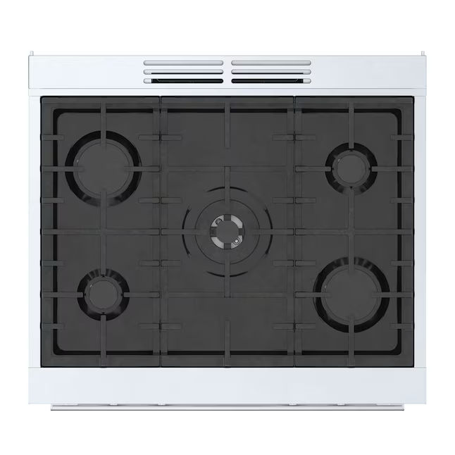 Bosch 800 Series Industrial Style 30-in 5 Burners 3.7-cu ft Freestanding Natural Gas Range (Stainless Steel)