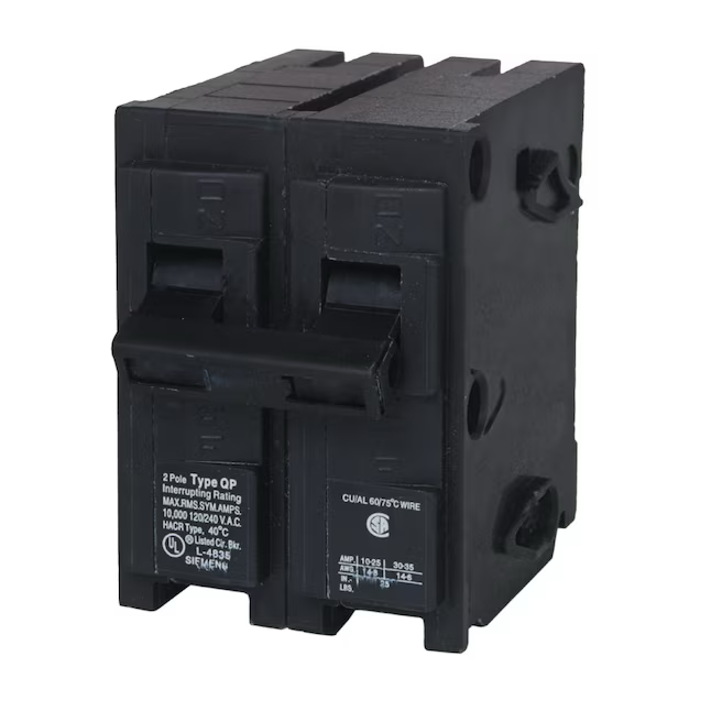 Siemens QP 40-amp 2-Pole Standard Trip Circuit Breaker