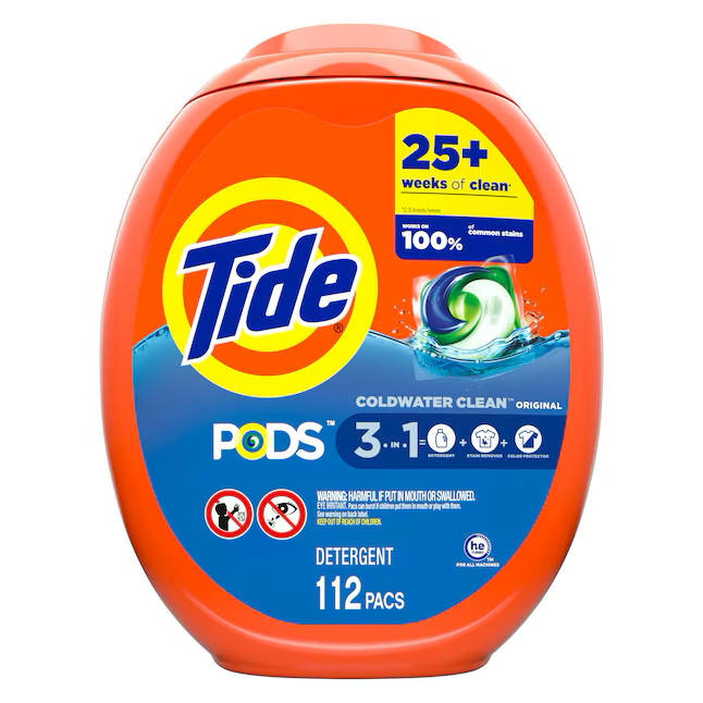 Tide Pods Original HE Waschmittel (112 Stück)