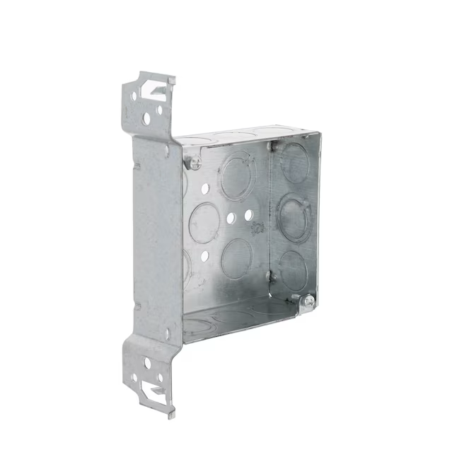 Hubbell RACO 2-Gang Galvanized Steel New Work Square Electrical Box