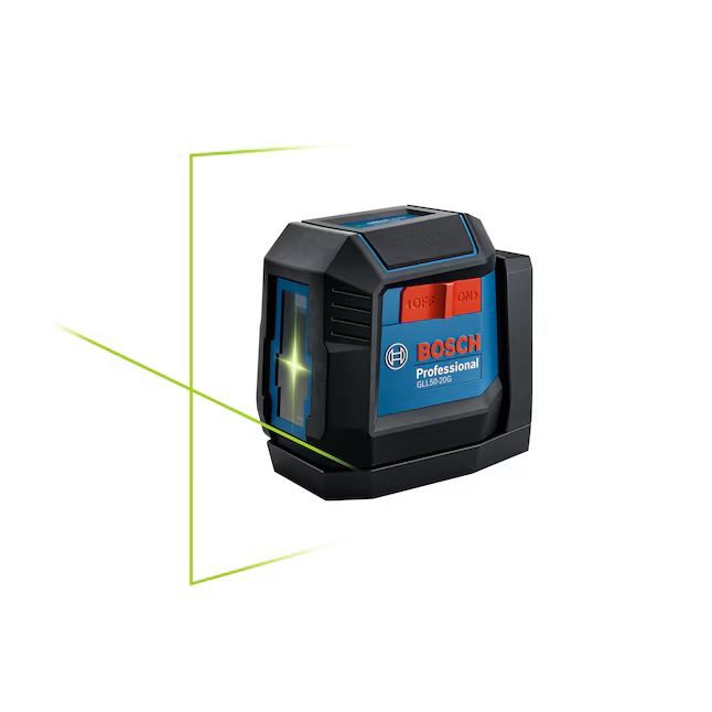 Bosch Green 60-ft Self-Leveling Indoor/Outdoor Cross Beam Cross-line Laser Level