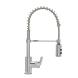 Project Source Flynt Chrome Single Handle Pull-down Kitchen Faucet with Sprayer (Deck Plate)