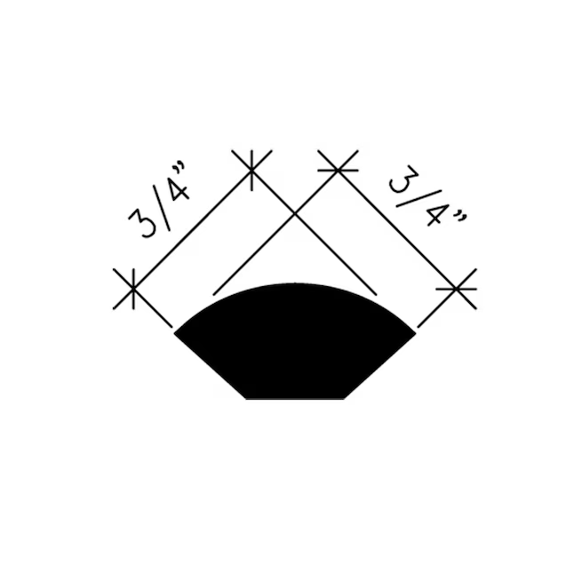 Actual Height (Inches) 4.1875 Height Measurement 4-3/16-in Actual Length (Feet) 8 Length Measurement 8-ft Actual Thickness (Inches) 0.5 Thickness Measurement 1/2-in